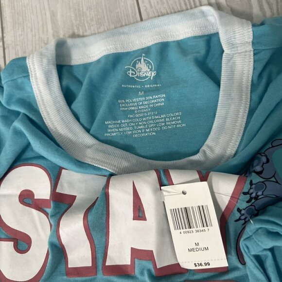 Disney Parks Stitch Stay Weird Ringer Tee - Picture 2 of 6